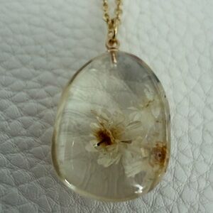 Handmade Floral Pendant Necklace